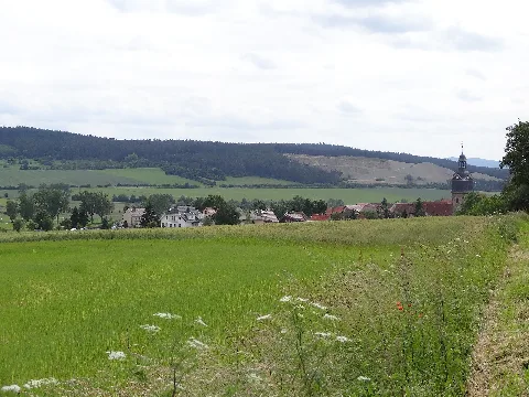 Blick Auf Großliebringen