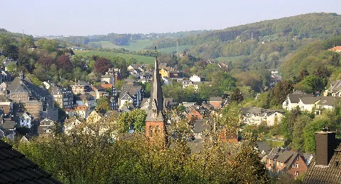 Blick Auf Langenberg Rheinland