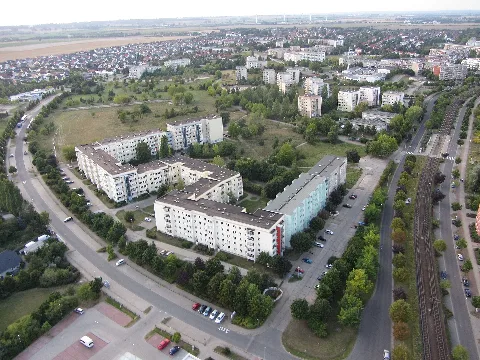 Blick Auf Olvenstedt