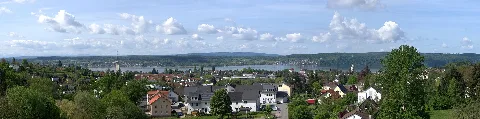 Blick Auf Überlingen, Im Hintergrund Der Bodensee Und Die Alpen Panoramio