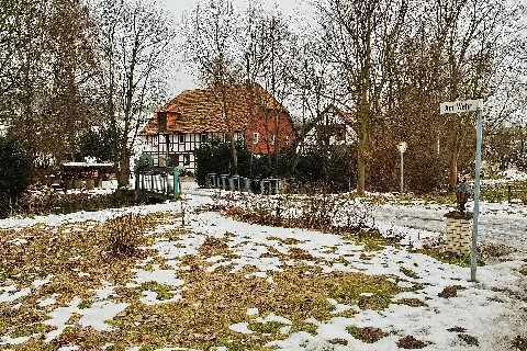 Blick Auf Wehr In Voldagsen (Einbeck) Img 3649