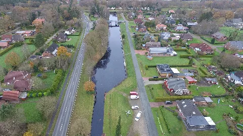 Blick In Richtung Ems Jade Kanal