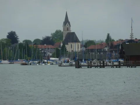 Blick Nach Seebruck Mit St. Thomas Und Stephan Geo En.hlipp.de 11006