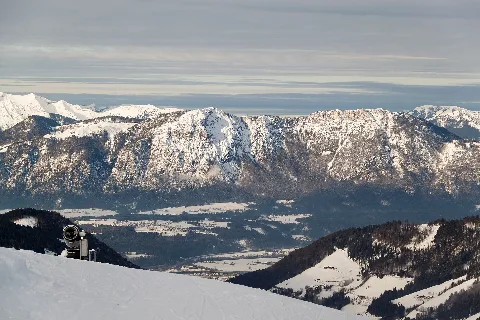 Blick Nach Wörgl Von Skipiste Bei Wildschönau 01