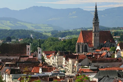 Blick Ueber Die Steyrer Altstadt