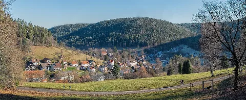 Blick Über Enzklösterle