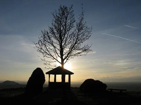 Blick Vom Aussichtspunkt Mondhalde In Vogtsburg Oberrotweil Im Kaiserstuhl