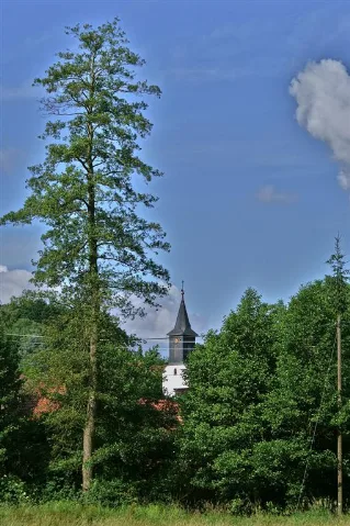 Blick Vom Bockstal Auf Die Kirche Von Untermutschelbach Panoramio