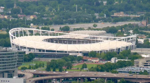 Blick Vom Rotenberg Stadion