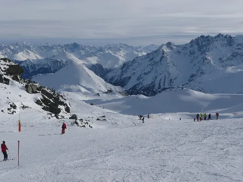 Blick Vom Schigebiet Ischgl Richtung Schweiz Panoramio