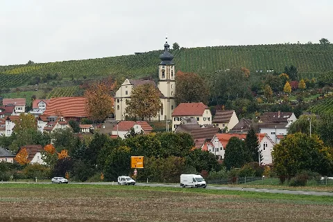 Blick Von A 6 Auf St. Michael, Binswangen (2008)