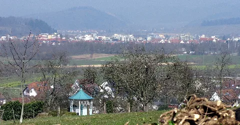 Blick Von Heuweiler Auf Denzlingen Heidach