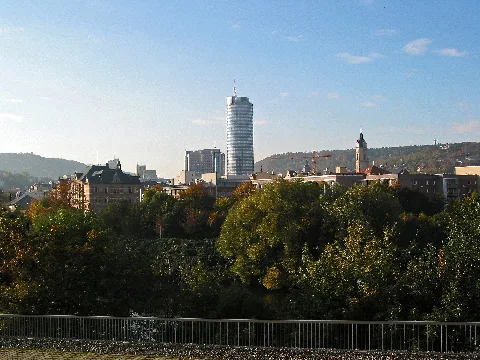 Blick Von Jena Ost Richtung Stadtzentrum Panoramio