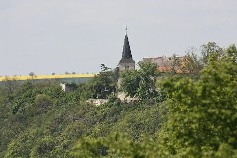 Blick Zur Ehemaligen Klosterkirche Zscheipkitz