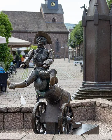 Bodenwerder Münchhausen's Kanonenkugelritt