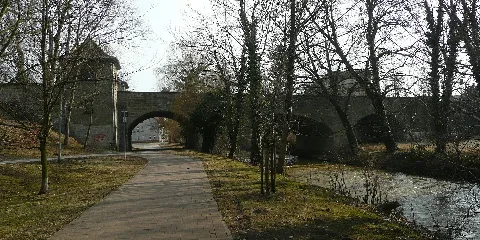 Bogenbrücke Spremberg Bahnhofstrasse
