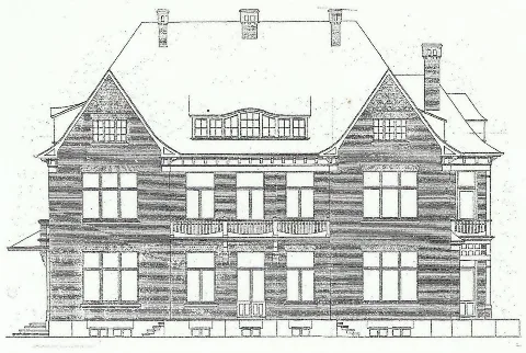 Bonn Raiffeisenstraße 1 Aufriss Straßenfront 1908