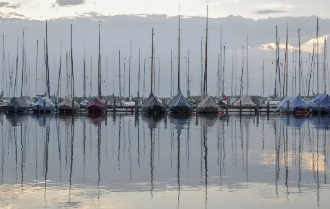 Boote Auf Dem Zwischenahner Meer