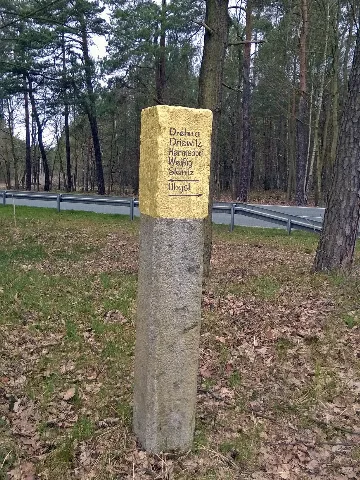 Boxberg Uhyst Wegweiserstein 1