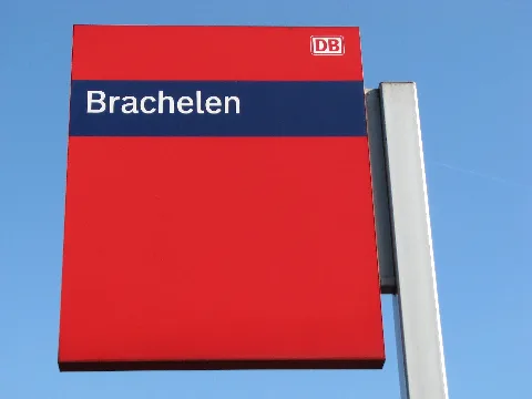 Brachelen Bahnhofsschild