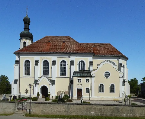 Breitbrunn Am Chiemsee, Johanneskirche Von Süden, 1