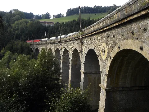 Breitenstein Semmeringbahn Wagnergrabenviadukt Ii