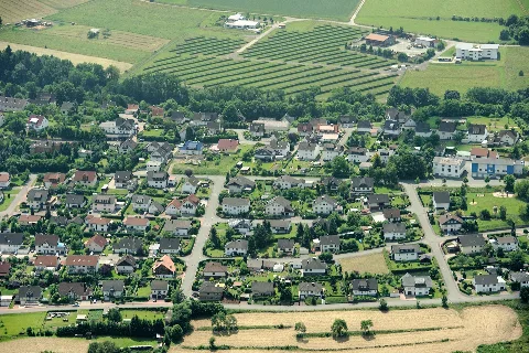 Bromskirchen Wohngebiet Und Solaranlage Sauerland Ost 118