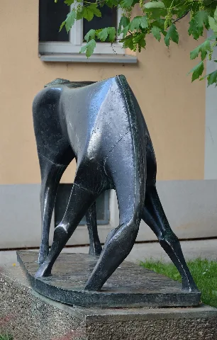 Bronze "Pferd" By Alois Heidel 01