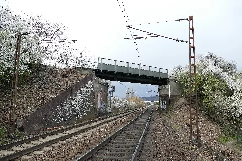Brücke Bahnstrecke Weinheim Worms