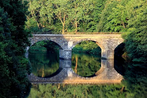 Brücke In Ziegenrück (Obere Saale)