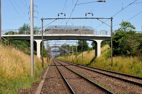 Bruecke Ueber Die Eisenbahn, Aach 05 11