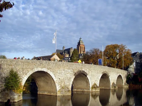 Brücke Über Die Lahn In Wetzlar