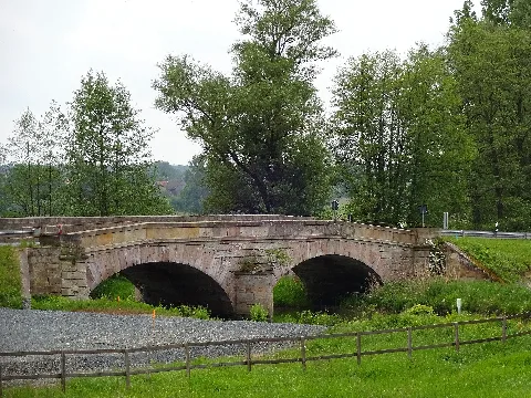 Brücke Über Roten Main Bei Katschenreuth 2015