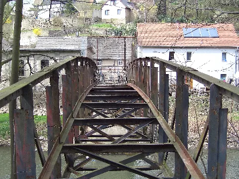 Brücke Zwischen Rosenthal Und Rohnau