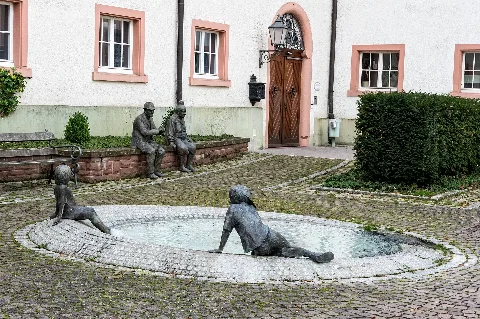 Brunnen Mit Figurengruppe (Hüfingen) Jm53071
