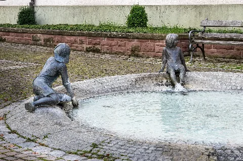Brunnen Mit Figurengruppe (Hüfingen) Jm53074