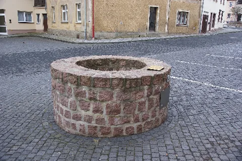 Brunnen Vor Rathaus Mansfeld