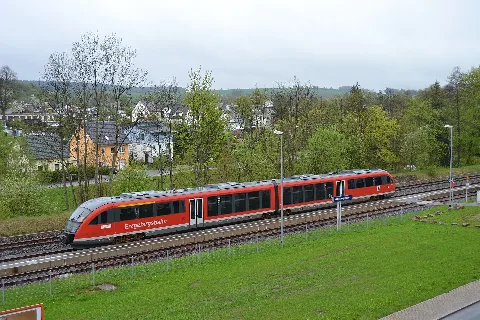 Bs Reitzenhain–Flöha Vt 642 Im Bf Marienberg (Sachs)