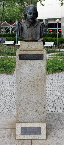 Büste Shakespeareplatz (Charl) William Shakespeare