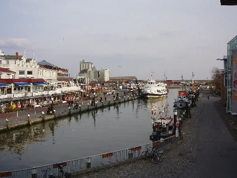 Büsum Museumshafen Überblick