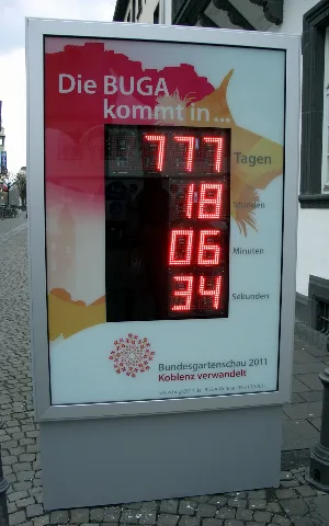 Buga 2011 Koblenz Buga Uhr