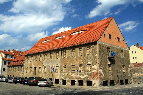 Building In Nikolaigraben Street In Görlitz, Spring 2013