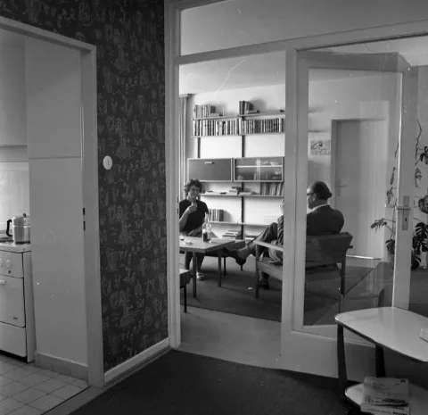 Bundesarchiv B 145 Bild F011043 0003, Sprendlingen, Neubaugebiet, Wohnraum