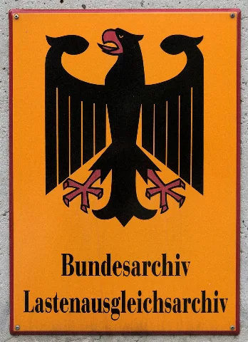 Bundesarchiv Bayreuth Schild