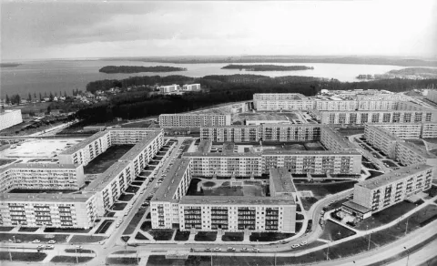 Bundesarchiv Bild 183 1985 0607 006, Schwerin, Großer Dreesch, Wohnungsbau