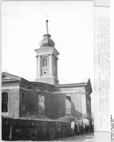 Bundesarchiv Bild 183 21836 0014, Dessau, Georgenkirche^, Ruine