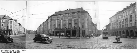Bundesarchiv Bild 183 31322 0006, Dessau, Wilhelm Pieck Straße, Neubauten