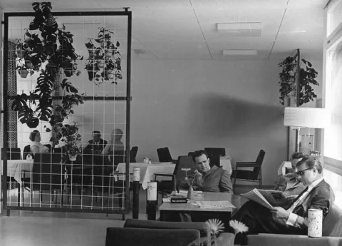 Bundesarchiv Bild 183 F0619 0031 001, Dresden, Motel, Empfangshalle