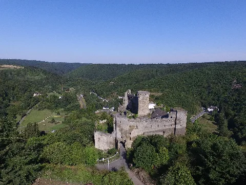 Burg Hohenstein Luftbild