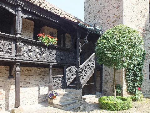 Burg Lauenstein Galerieaufgang